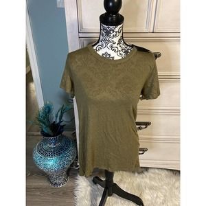 NWT womens CHA SOR shirt with braided back design medium